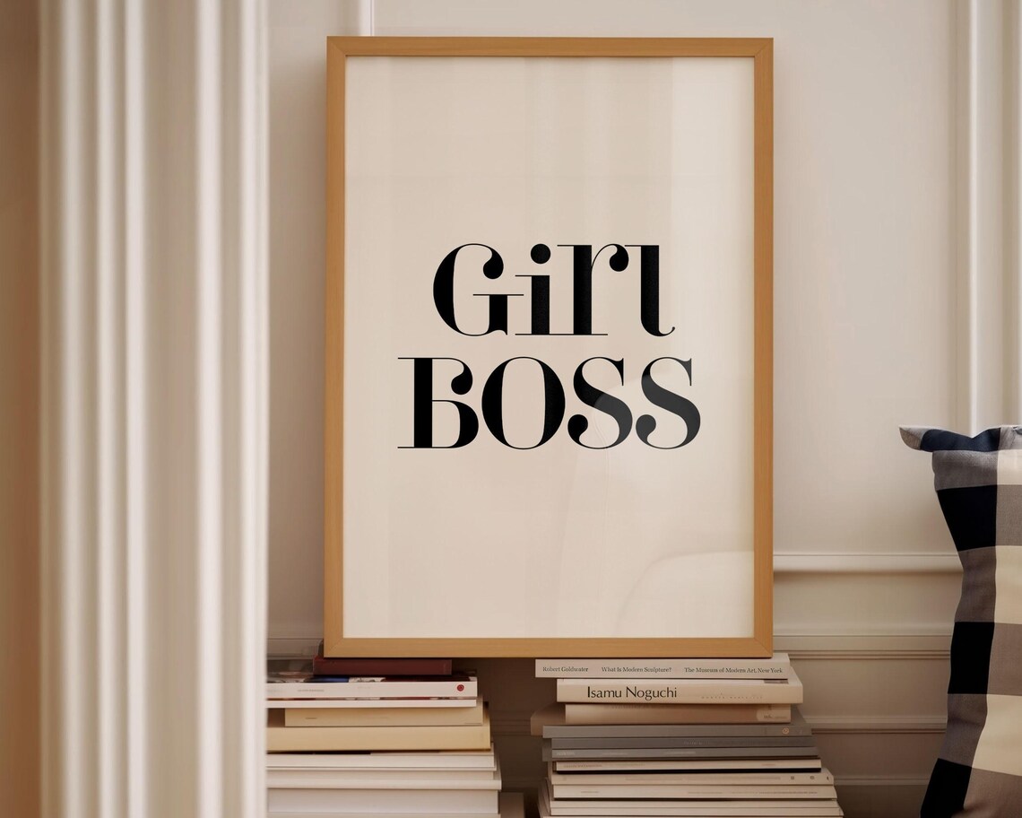 Girl Boss Typography Art Print for Baby Girl Room - Image 2