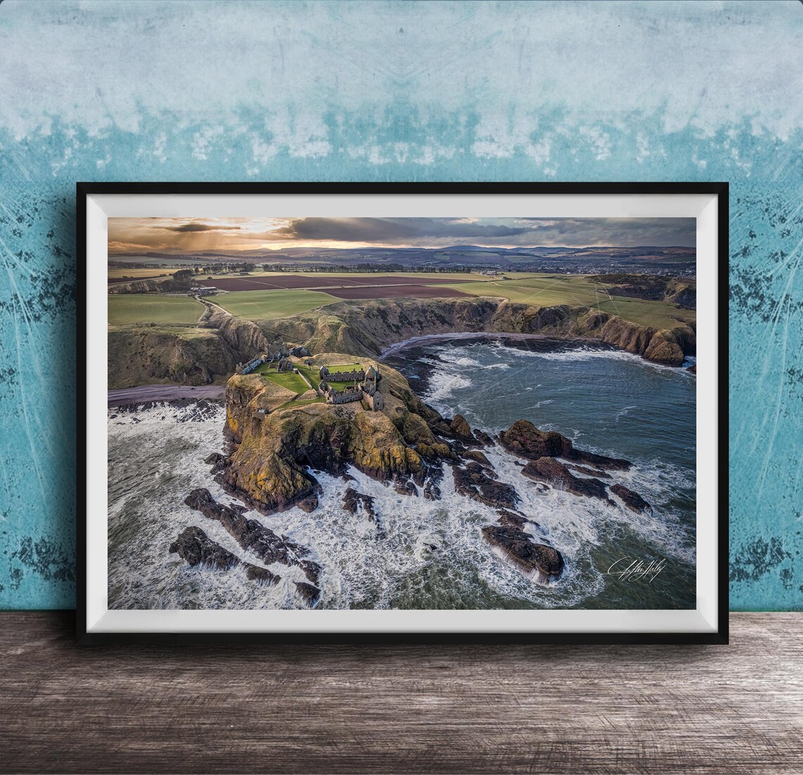 Dunnottar Castle Print, Stonehaven North Sea Ruins