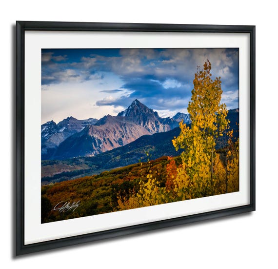 San Juan Mountains Aspen Wall Art Autumn Colors Canvas Print