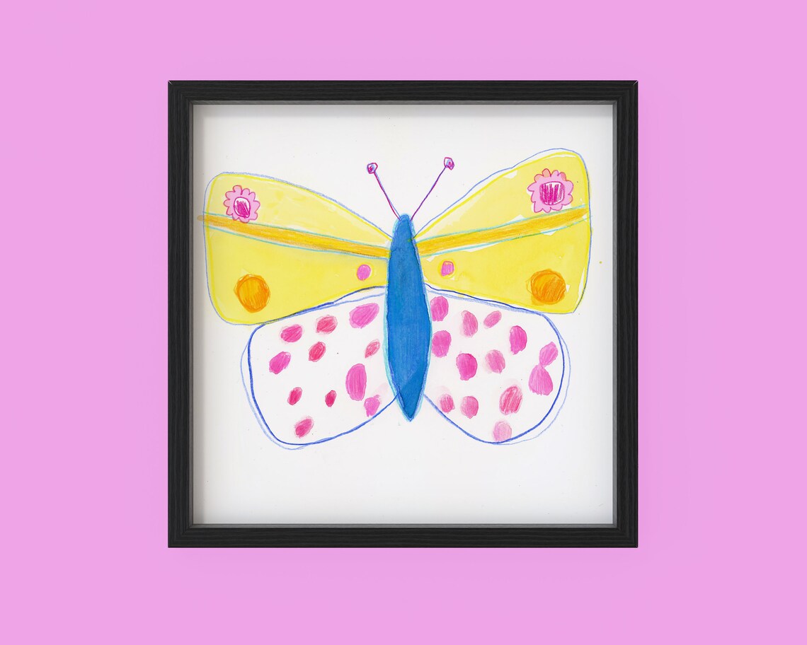 Butterfly Nursery Decor, Watercolor Illustration - Image 3