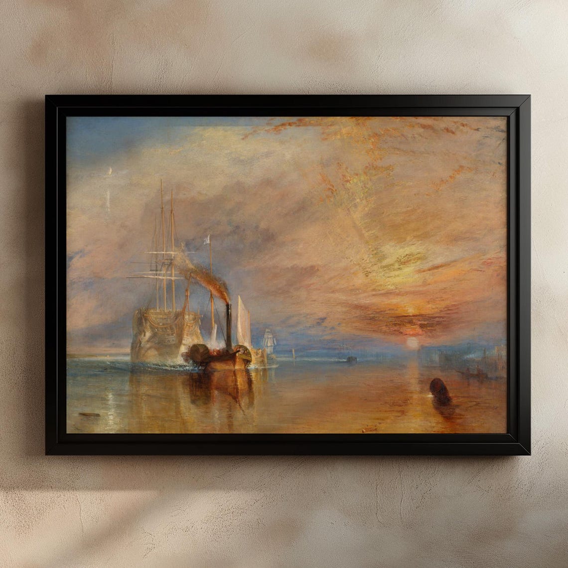 The Fighting Temeraire Print Jmw Turner Art Romanticism Maritime Painting British Navy Ship Classic Fine Art Print Nautical Decor - Image 3