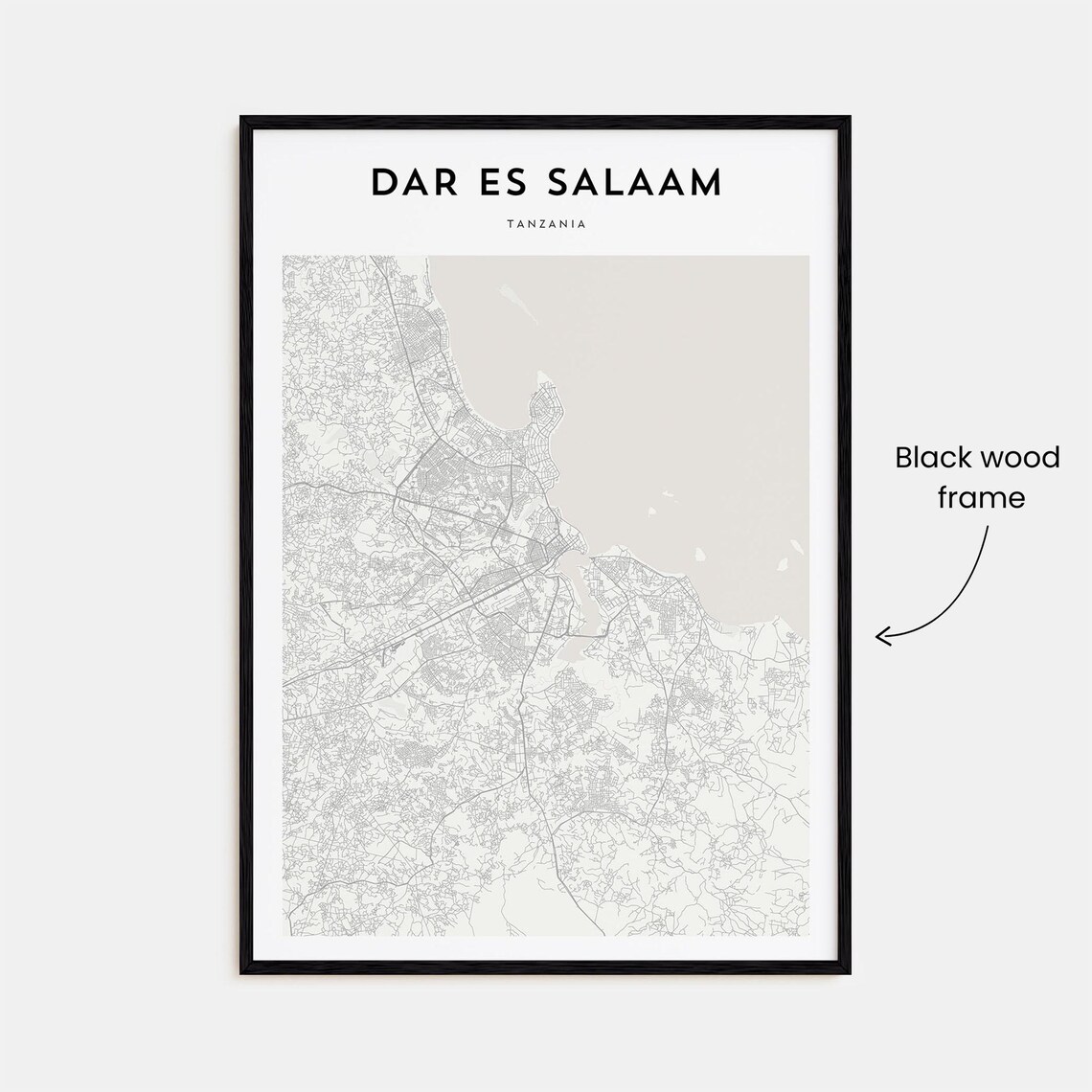 Dar Es Salaam Map Poster, Personalized Travel Art - Image 3