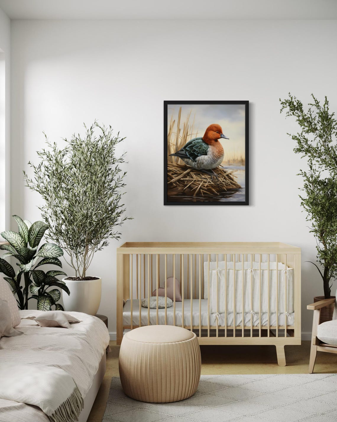 Redhead Duck Waterfowl Art Print - Image 3
