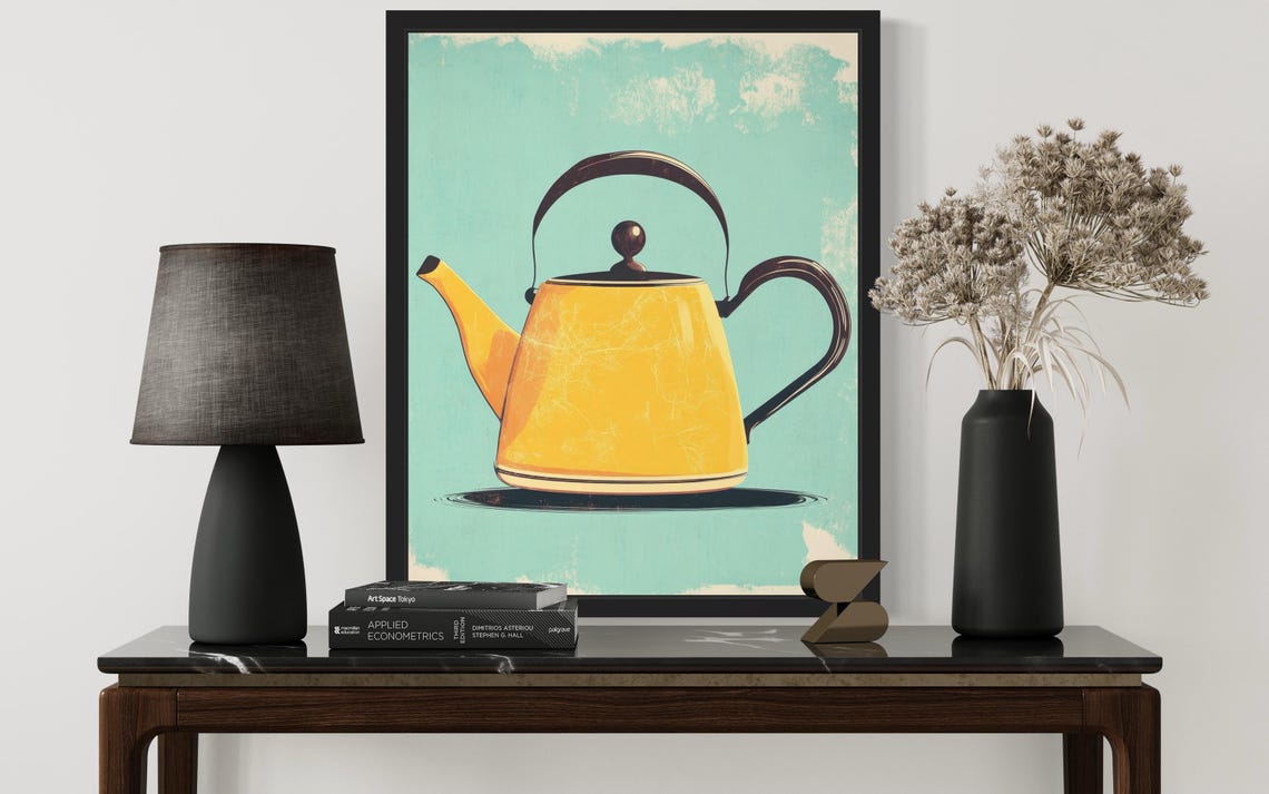 Tea Kettle Pop Art Print - Image 3