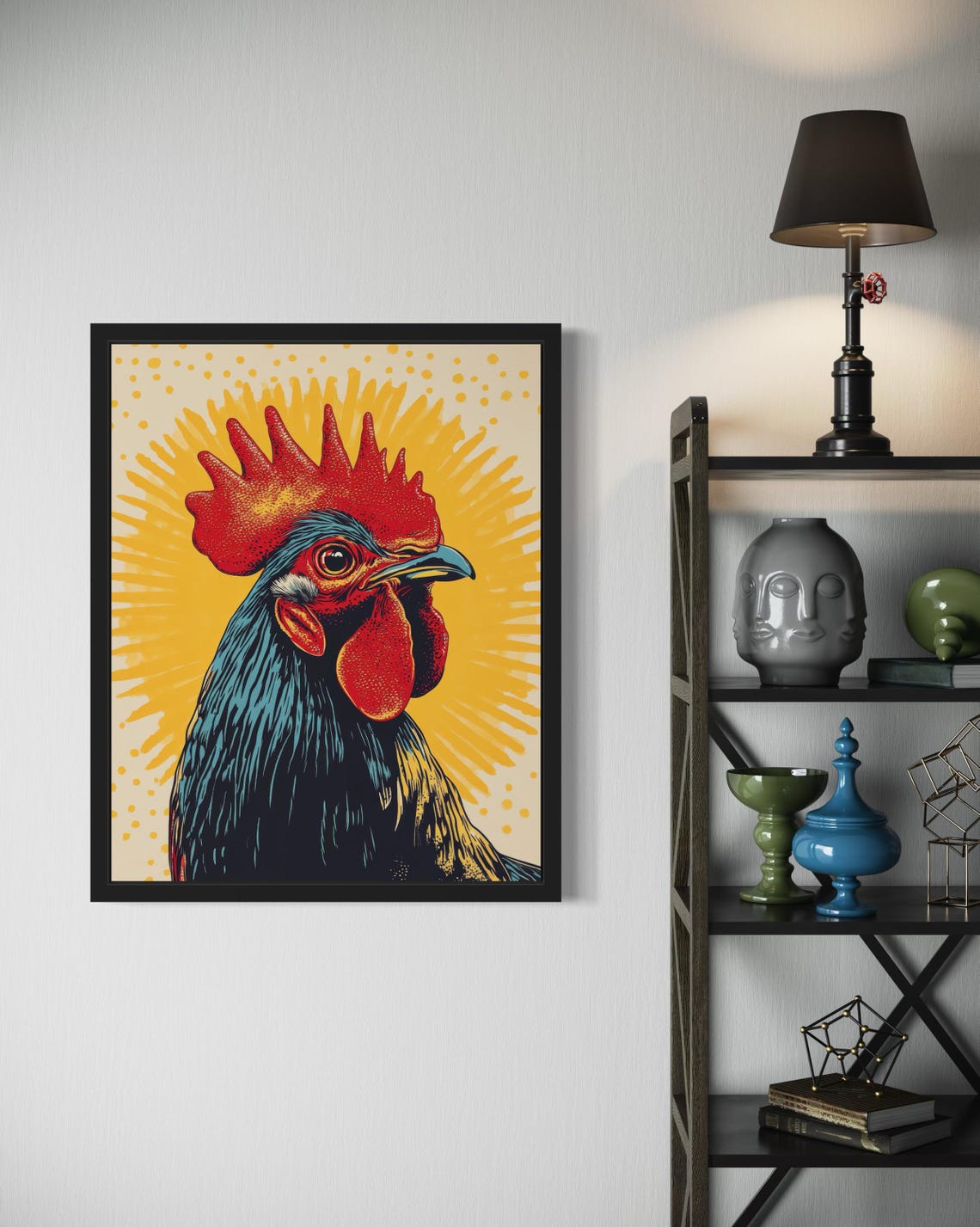 Rooster Farm Pop Art Print - Image 4