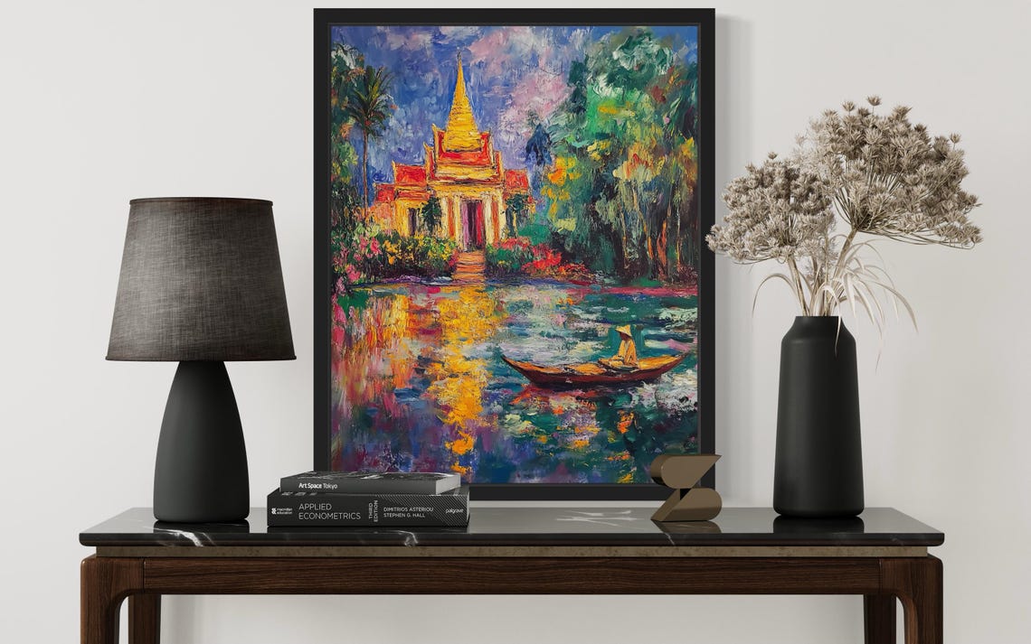 Thailand Countries Monet Art Print - Image 3
