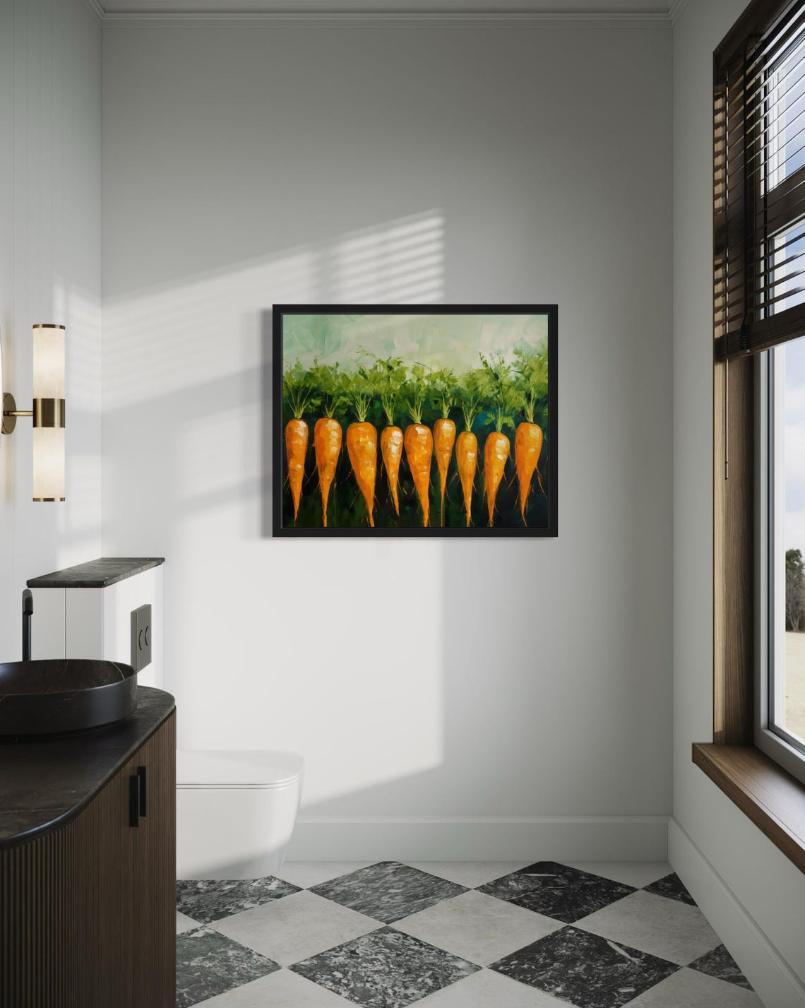 Carrots Abstract Art Print - Image 4