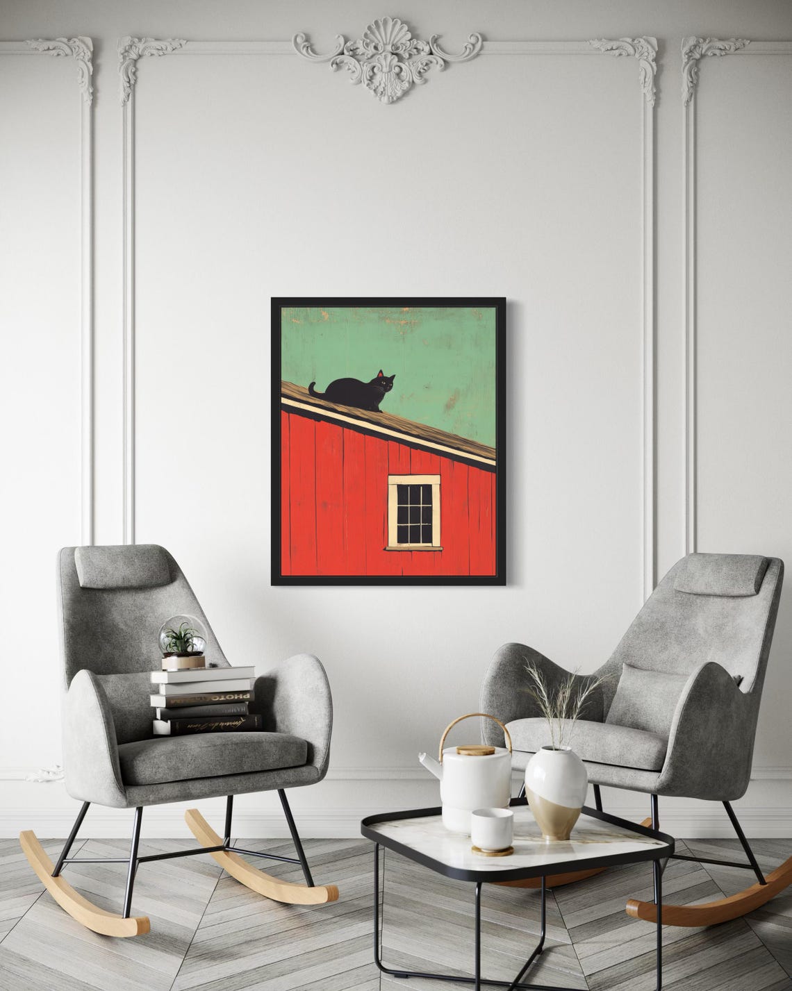 Barn Cat Pop Art Poster - Image 4