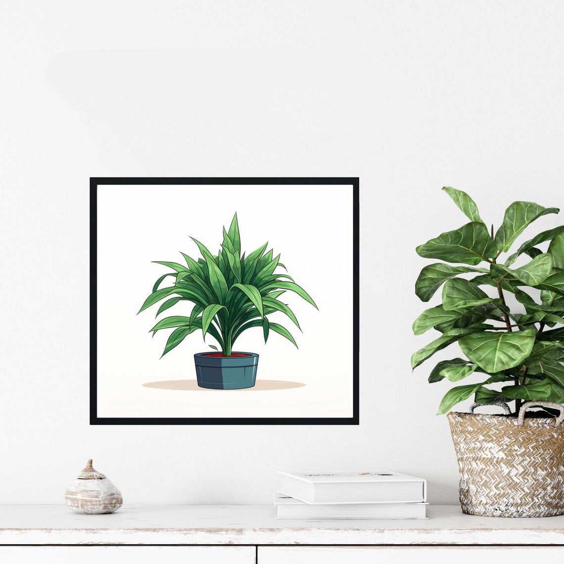 Dracaena Plants Art Print - Image 4