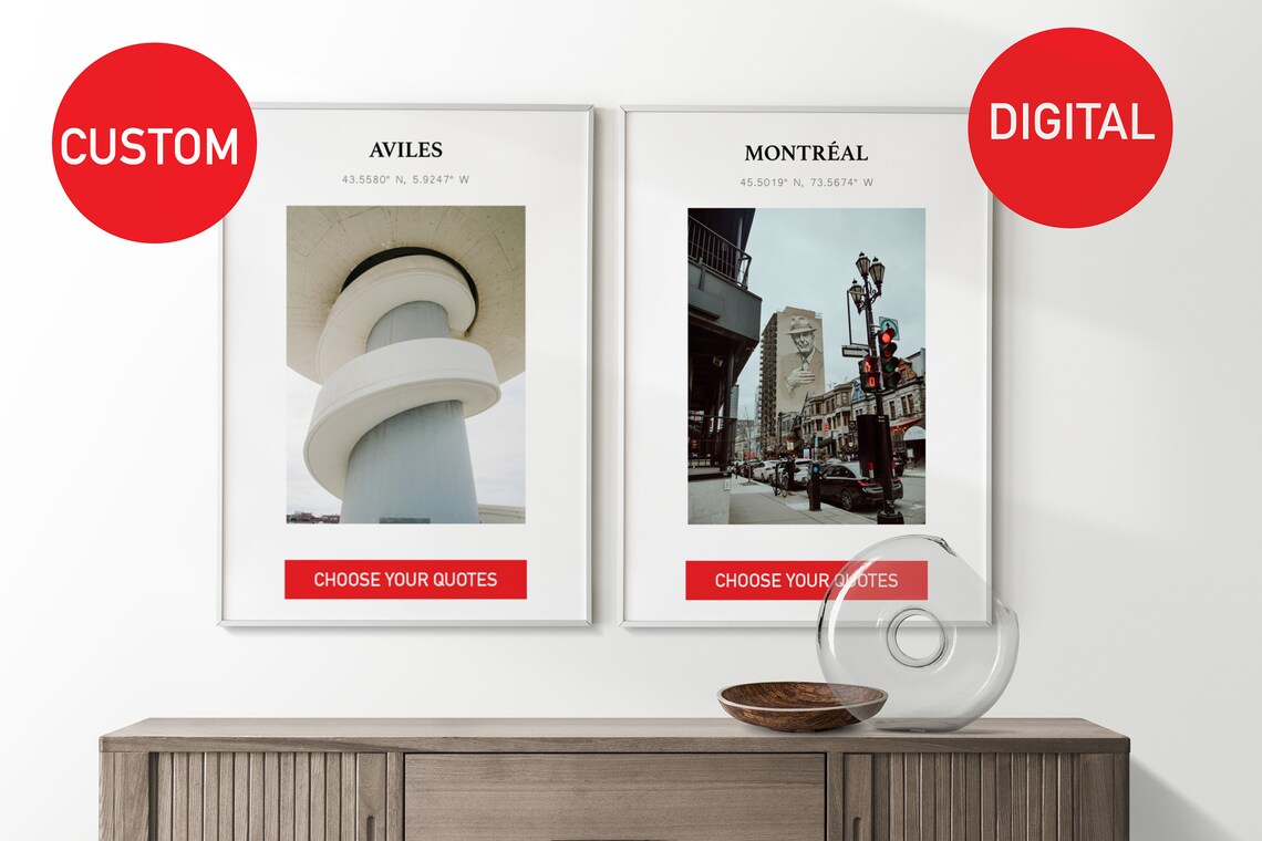 Aviles Spain Minimalist Concrete Tower Photography Travel Poster - Image 2