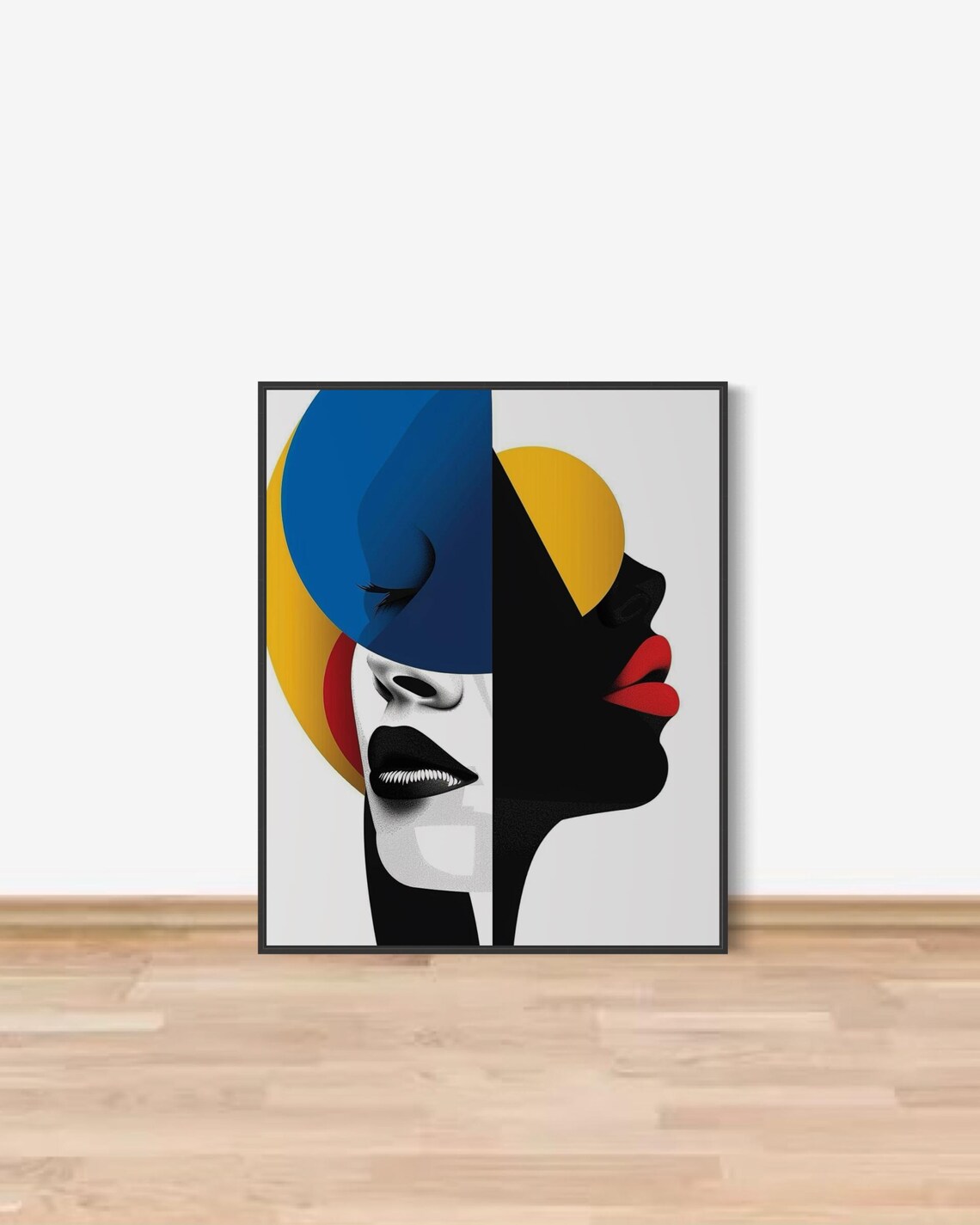 Minimalist Abstract Dual Face African Art Print - Image 7
