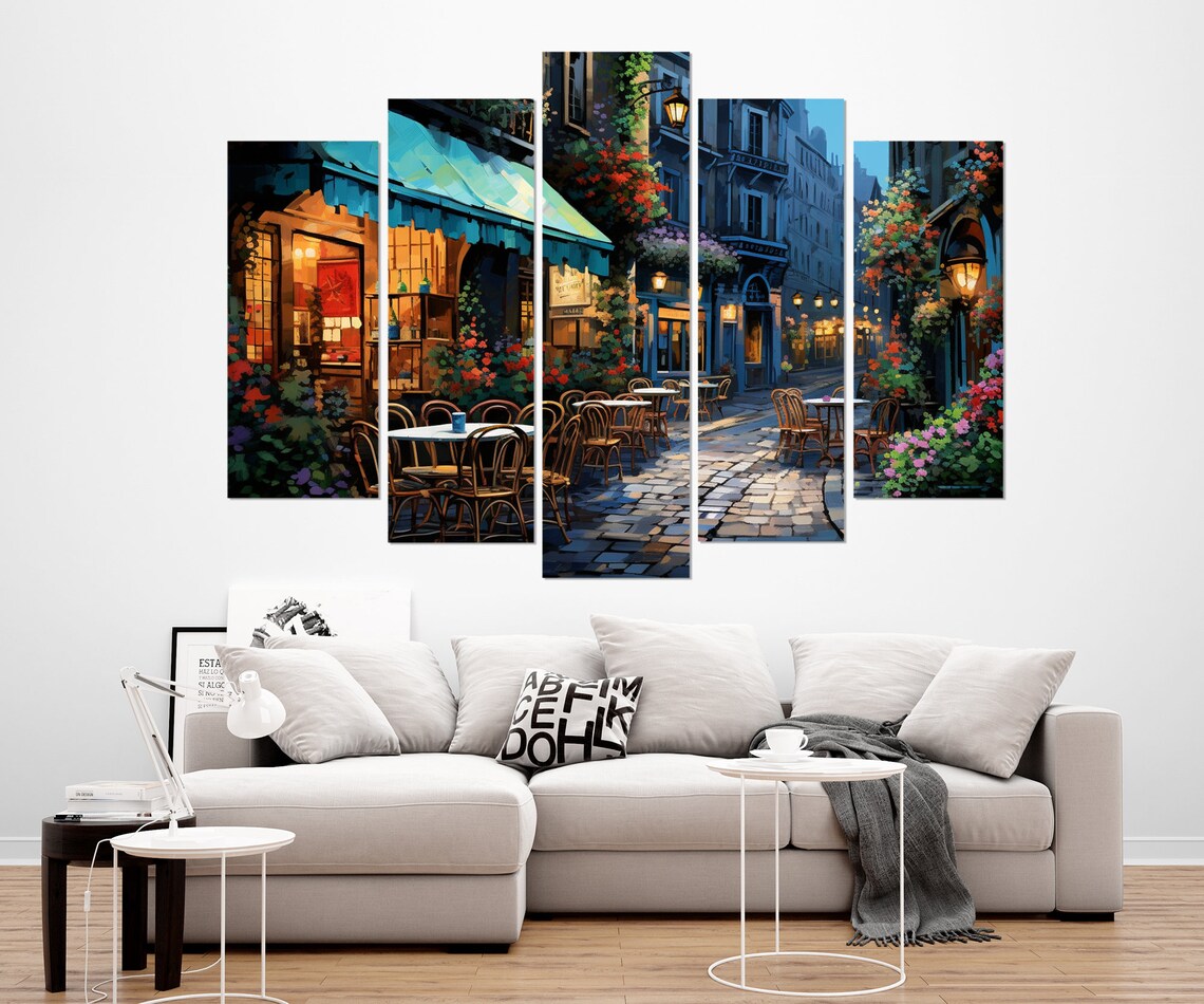 French Street Painting, Retro France Wall Art Print - Image 3