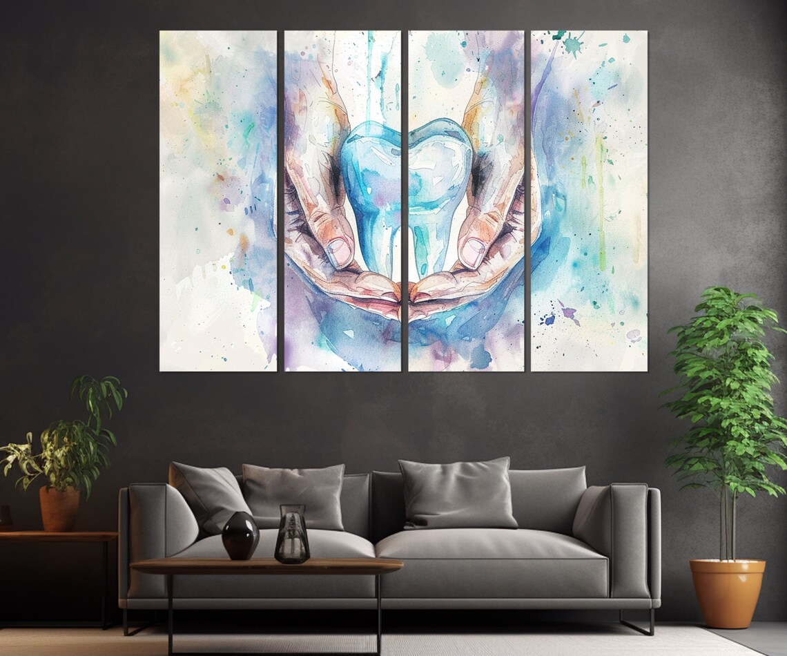 Minimalist Tooth Art Print, Dentist Office Decor - Image 2