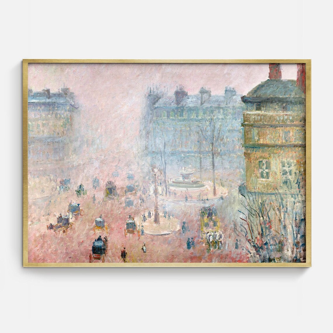 Vintage Paris Travel Poster, French Art Print