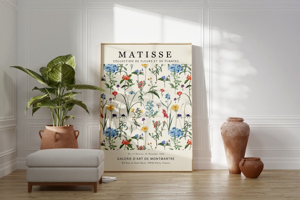 Matisse Tokyo Flower Poster Print
