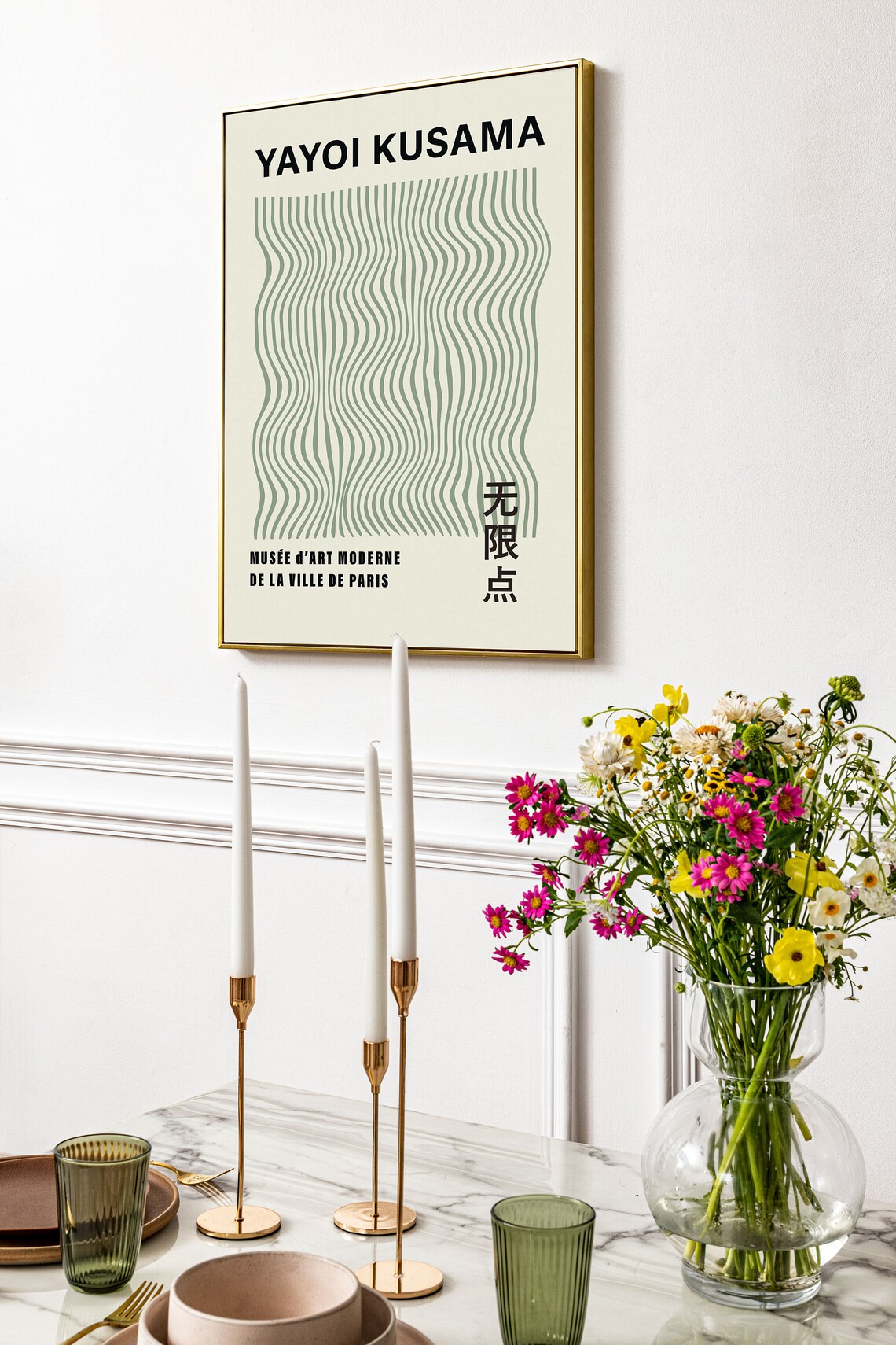 Yayoi Kusama Exhibition Poster, Japanese Decor Print - Image 3