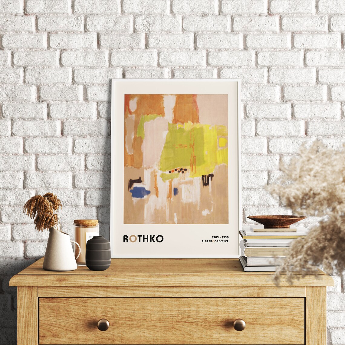 Earthtones Mark Rothko Abstract Art Print - Image 4