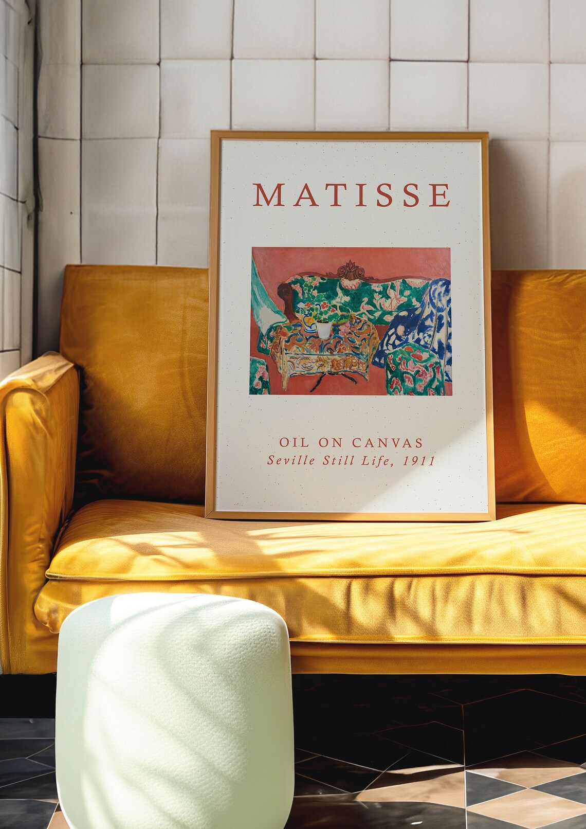 Matisse Seville Still Life 1911 Poster Fauvist Patterned Interior Scene - Image 3