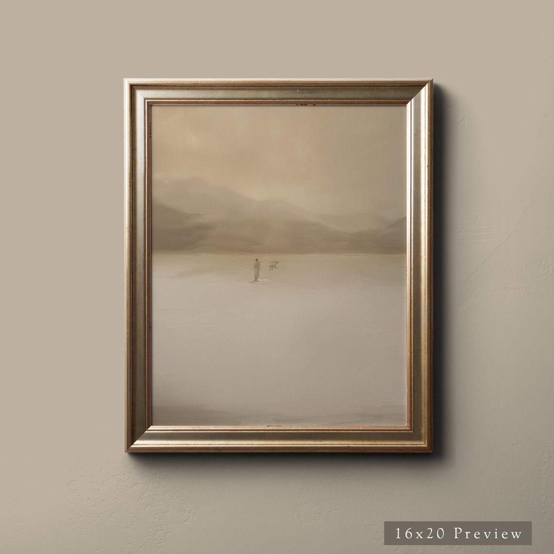 Jesus Shepherd Leaves the 99 Minimalist Art Print - Image 4
