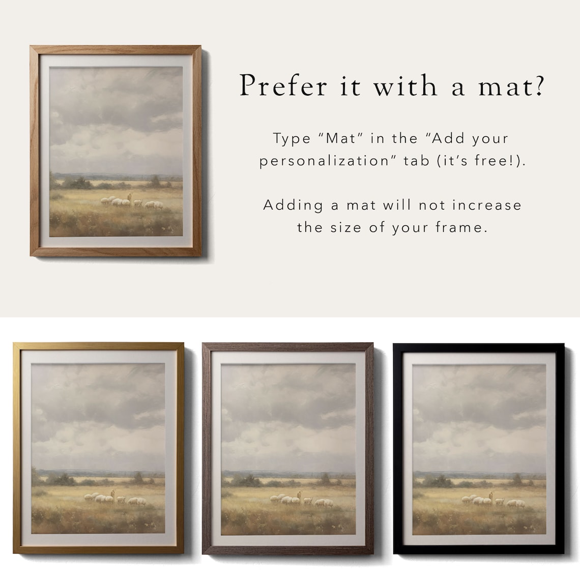 The Lord Is My Shepherd, Jesus Leaves 99 Art Print - Image 2