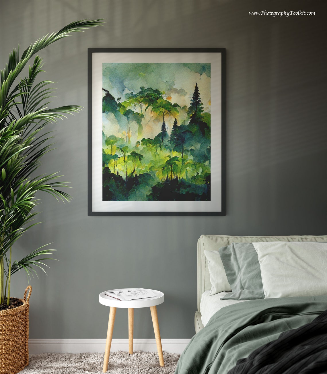 Forest Prints Rainforest Trees Art Wilderness Print Landscape Art Print Forest Wall Art Rainforest Decor Jungle Art Print - Image 3