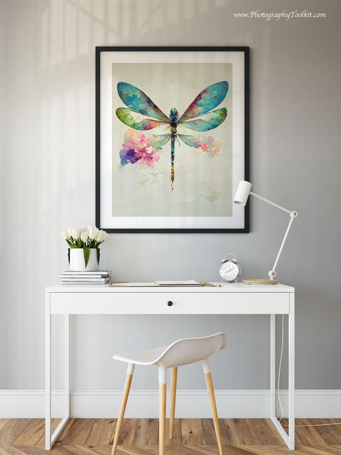 Dragonfly Nursery Wall Art Print, Girls Room Decor - Image 2