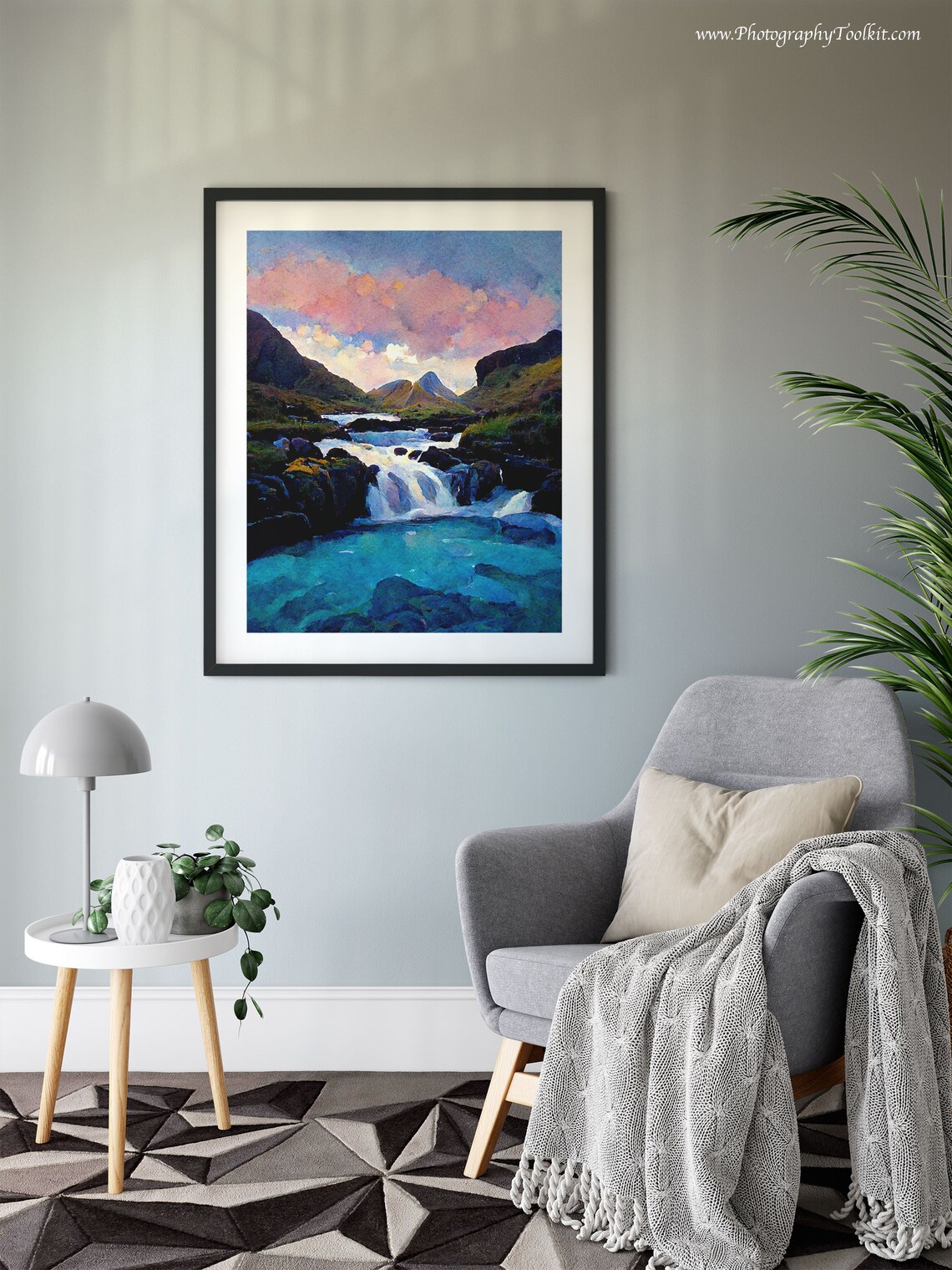 Isle Of Skye Fairy Pools Vintage Travel Poster - Image 6