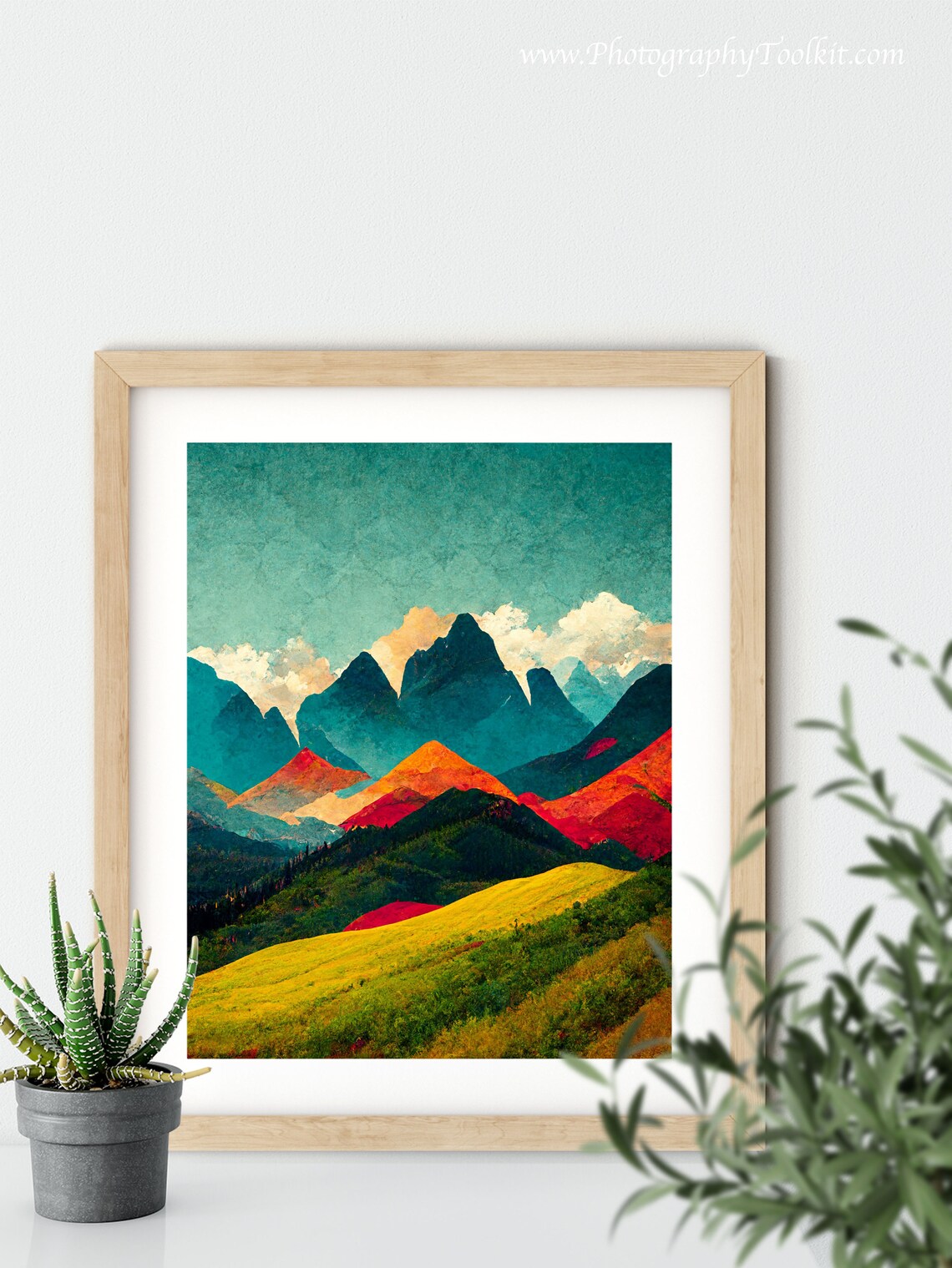 Rocky Mountain Print, Canadian Rockies Travel Poster - Image 5