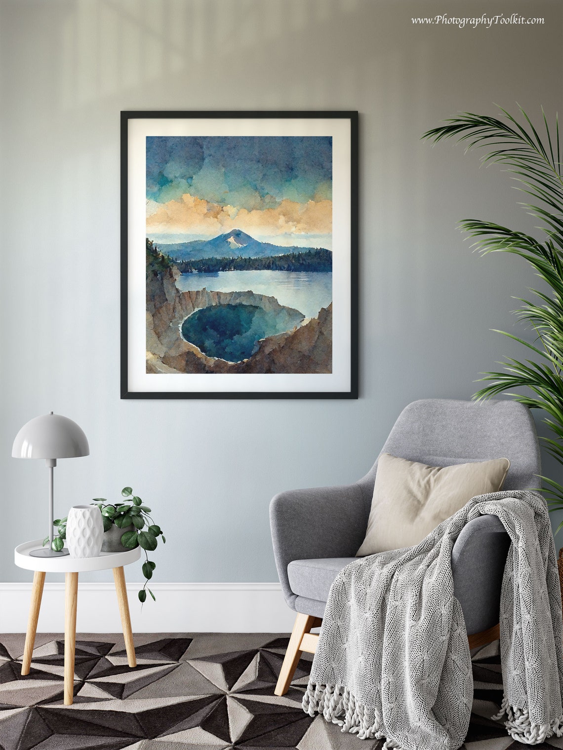 Crater Lake National Park Print National Park Poster Oregon Print Pacific Northwest Art National Park Art Travel Poster Wpa Poster - Image 6