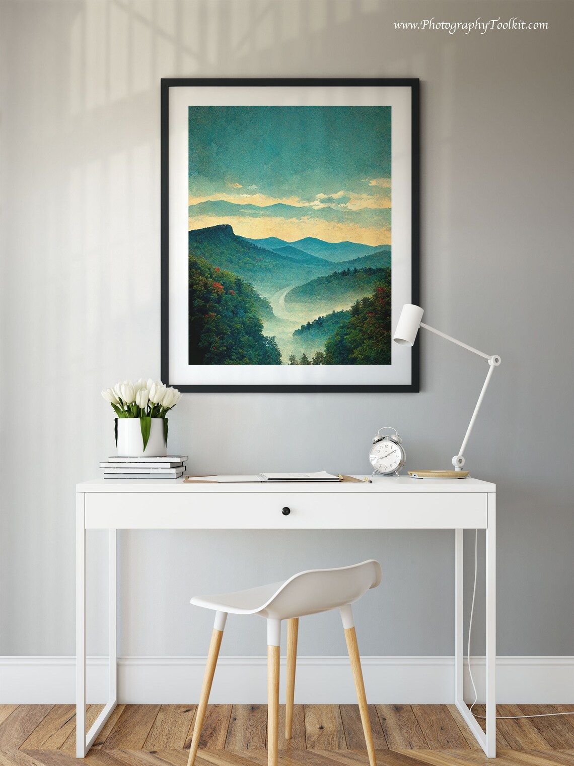 Blue Ridge Mountains Art Print, Mountain Landscape - Image 2