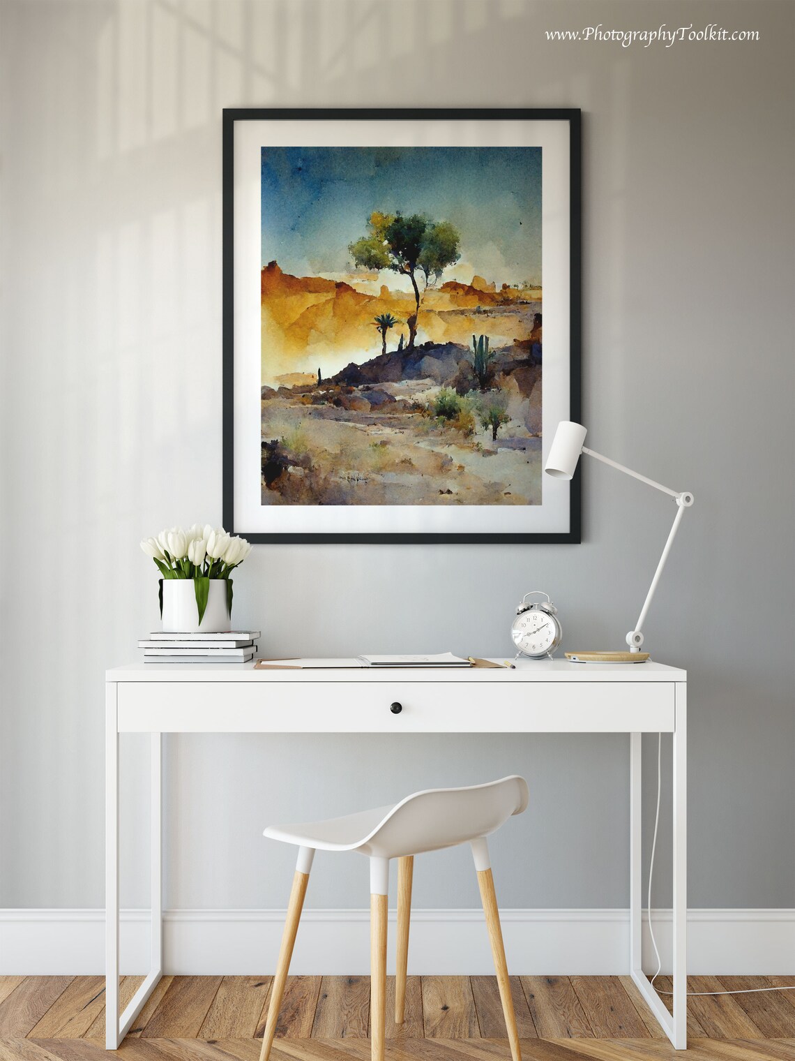 Desert Landscape Boho Western Decor Art Print - Image 2