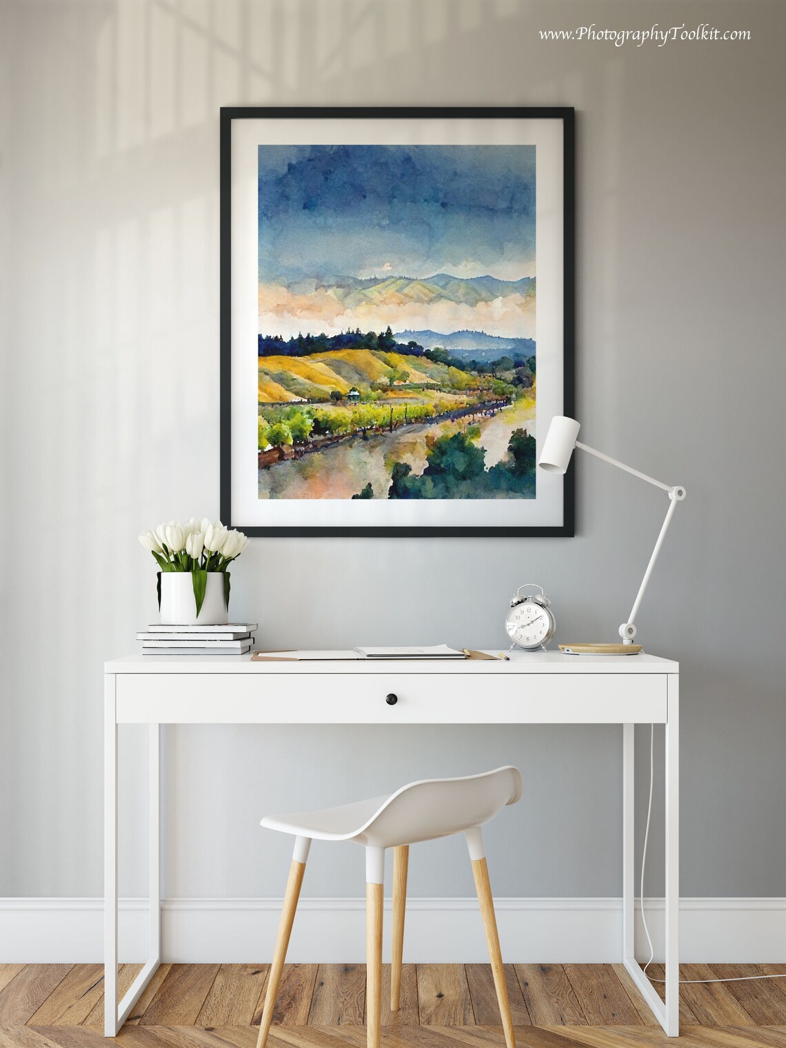 Napa Valley Wine Country Poster, California Wall Art - Image 2