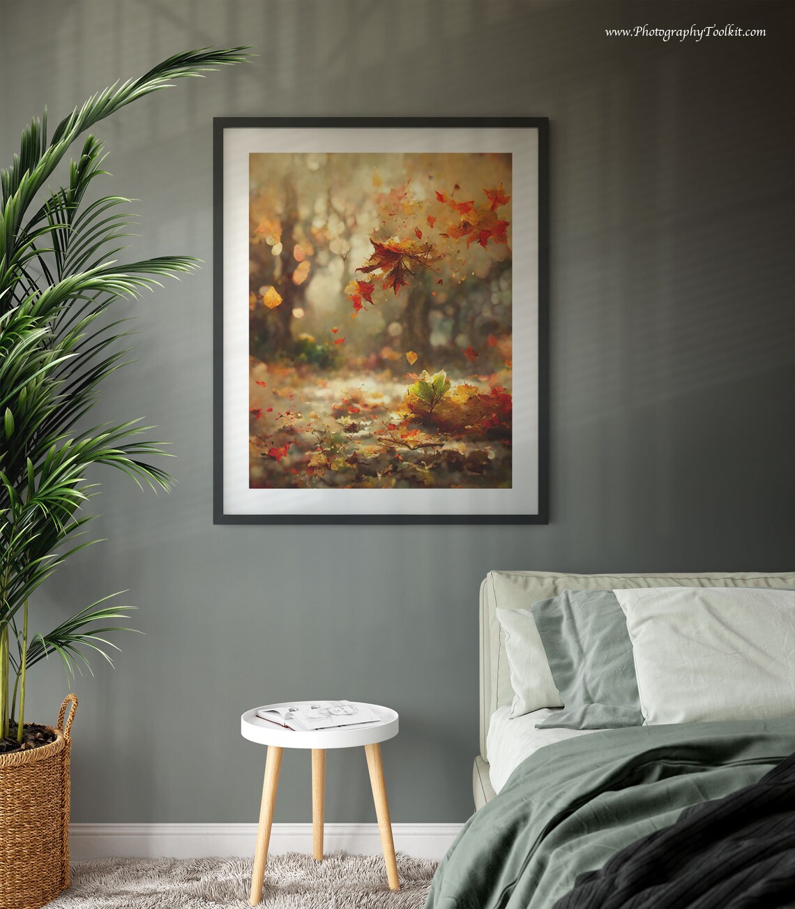 Autumn Landscape, Vintage Style Art Print - Image 3