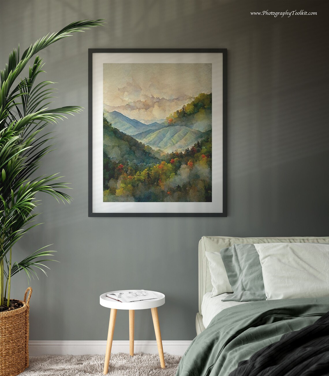 Great Smoky Mountains Travel Poster, Nature Landscape - Image 3