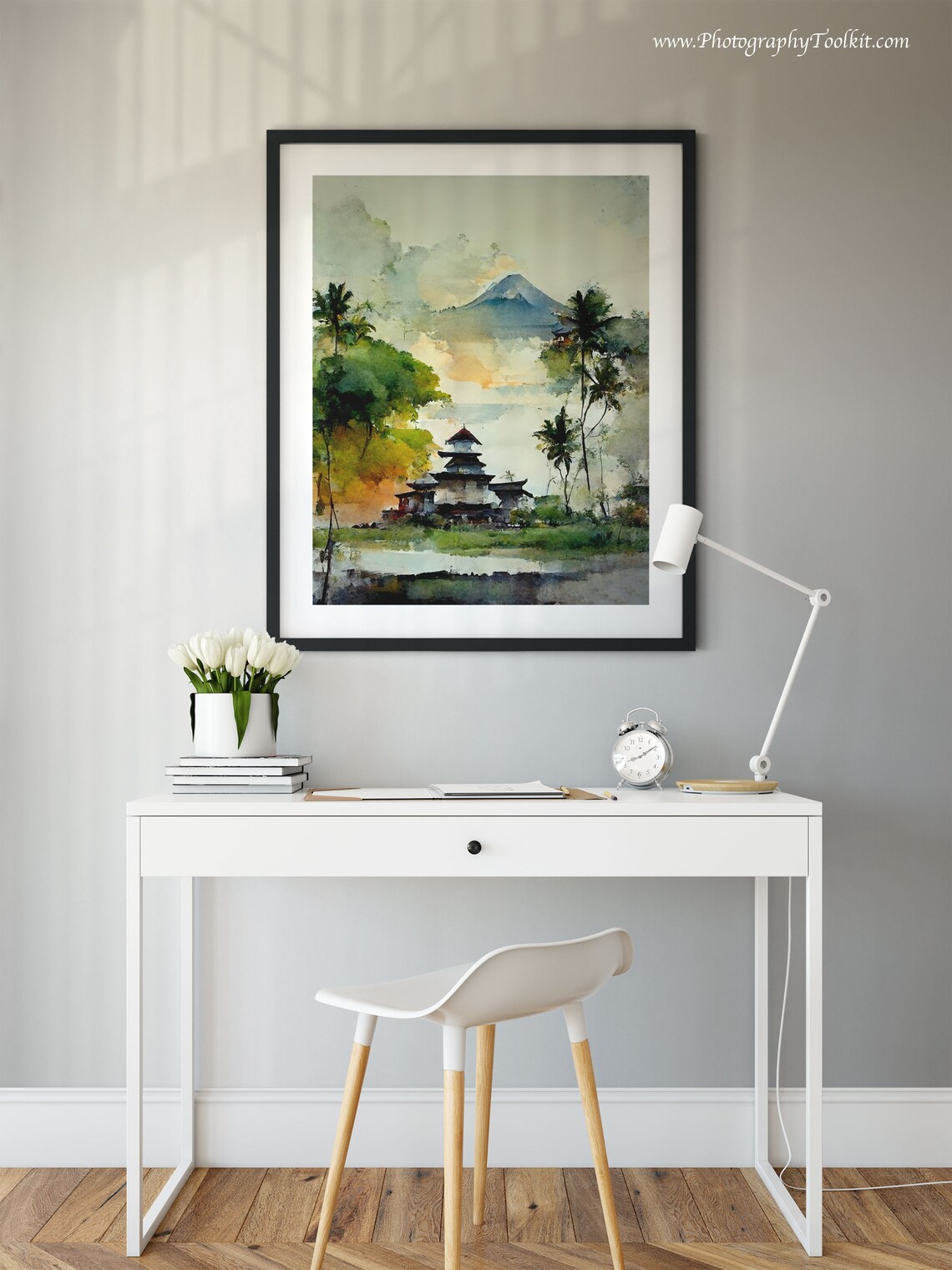 Bali Travel Poster, Indonesian Landscape Art - Image 2