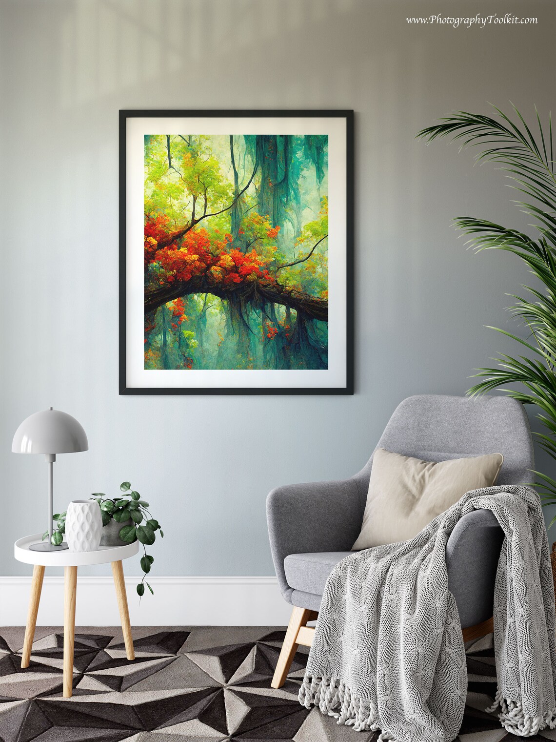 Spring Landscape Forest Art Print, Pine Trees - Image 6