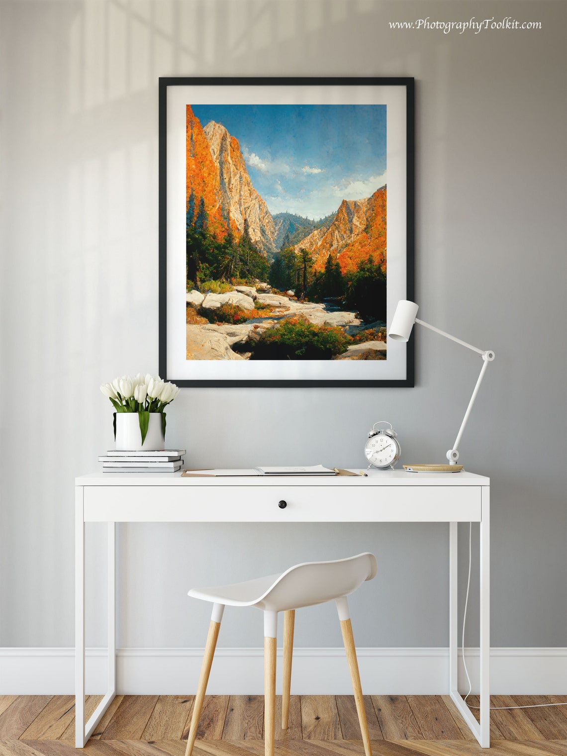 Kings Canyon National Park Print Kings Canyon Wall Art Kings Canyon Art Print Kings Canyon National Park Poster Vintage Travel Poster - Image 2