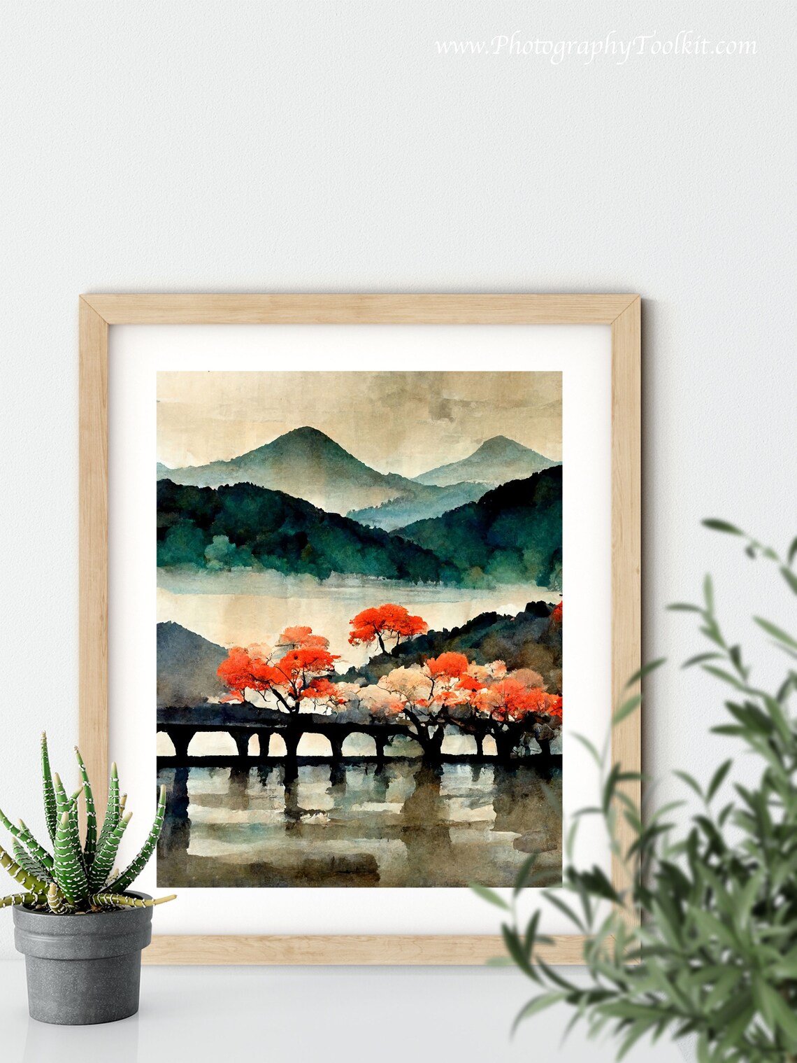 Arashiyama Kyoto Japan Travel Poster, Japanese Art - Image 5