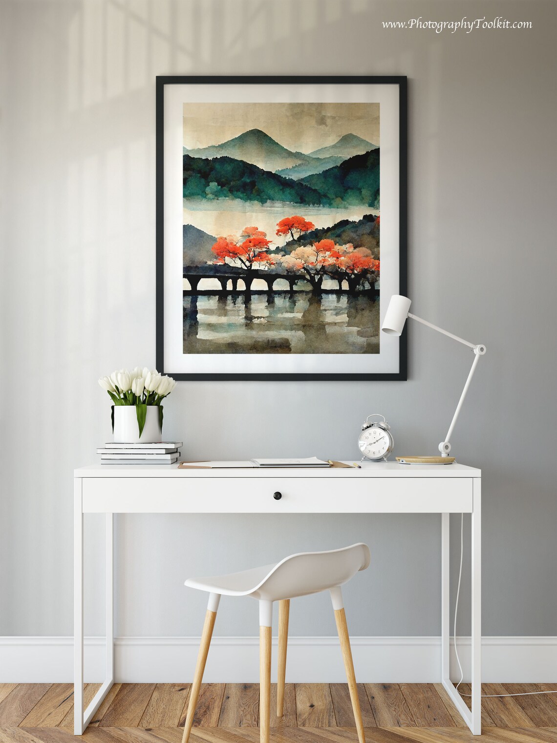 Arashiyama Kyoto Japan Travel Poster, Japanese Art - Image 2