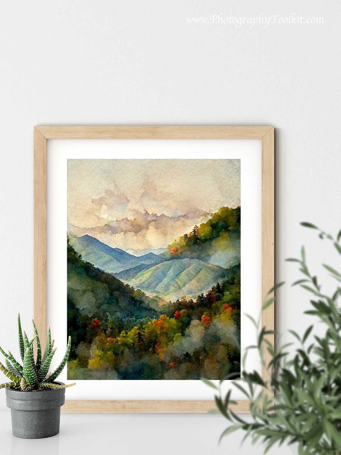 Great Smoky Mountains Travel Poster, Nature Landscape - Image 5