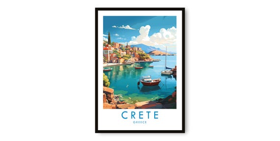 Crete Greece Wall Art Print