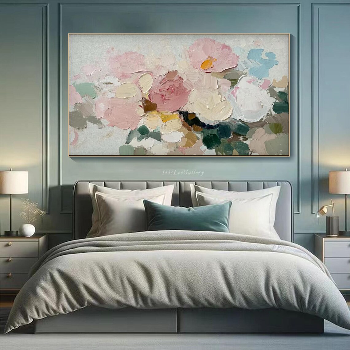 Abstract Floral Peony Art Print, Modern Botanical - Image 3