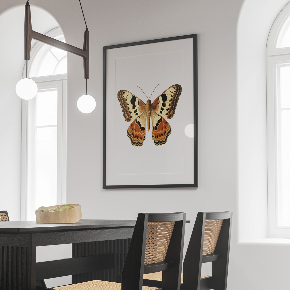 Moth Print, Botanical Guide Art Print - Image 3