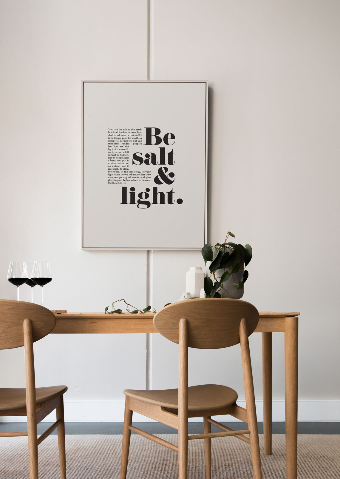 Be Salt and Light, Matthew 5:13-16 Scripture Print - Image 3