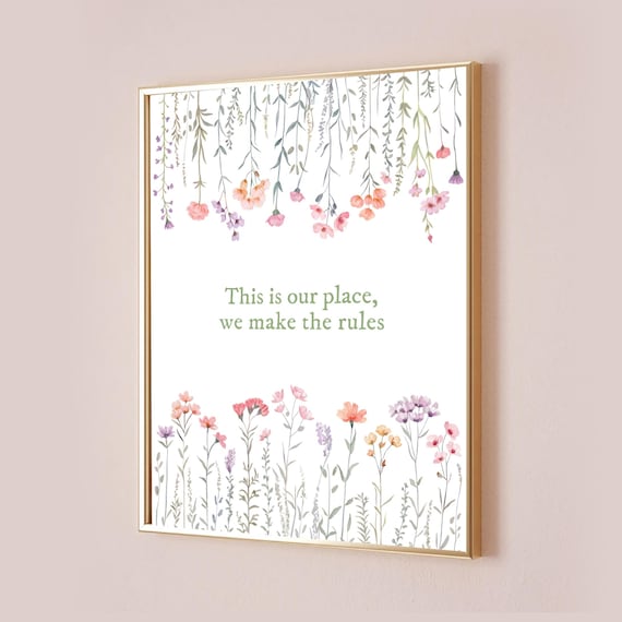Taylor Quote Poster, Subtle Office Wall Art Print