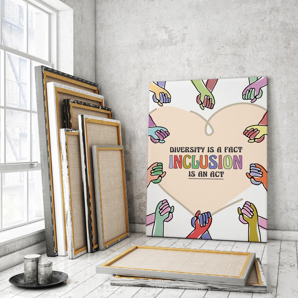 Inclusion Diversity DEI Quote Print, Classroom Poster - Image 2