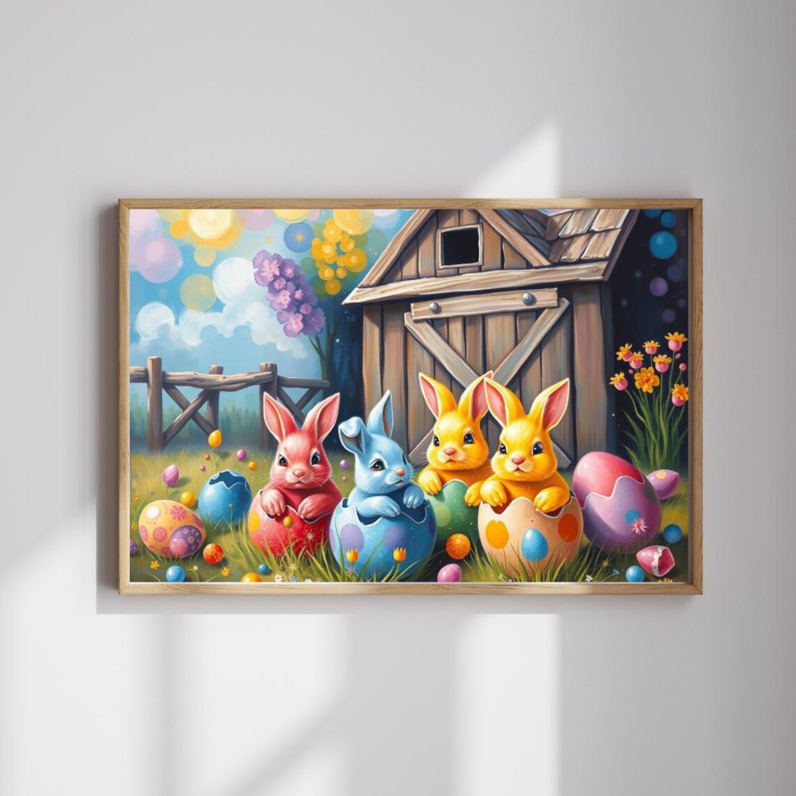 Easter Bunny Jigsaw Puzzle Whimsical Springtime Challenge 1014piece