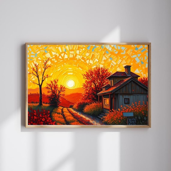 Sunset Cottage Jigsaw Puzzle Relaxing Family Activity 110 To 1014piece