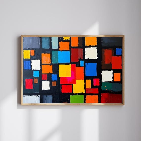 Colorful Abstract Puzzle Art Lovers Jigsaw Family Game Night
