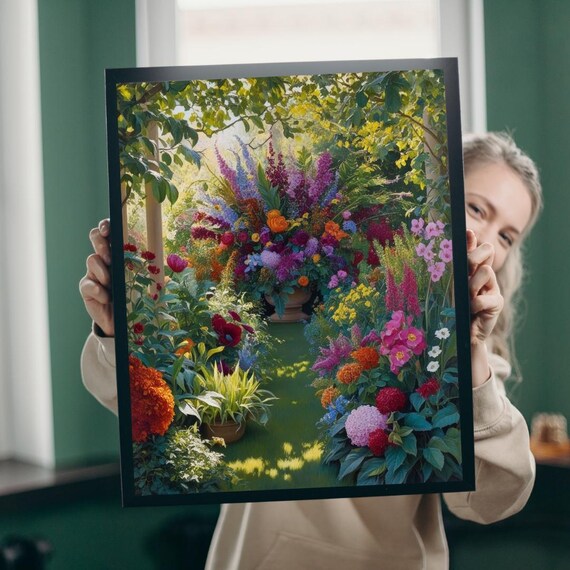 Floral Garden Puzzle Colorful Botanical Art Family Fun 1101014 Pieces